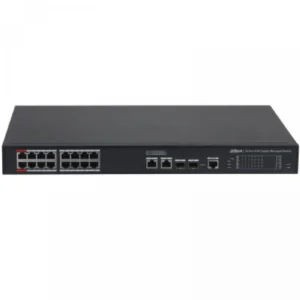 Коммутатор Dahua S4220-16GT-240 DH-S4220-16GT-240 1000 Base-T (1000 мбит/с), 2 SFP порта