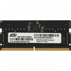 ОЗУ AGI AGI560008SD238 SO-DIMM, DDR5, 8 Гб, 5600 МГц
