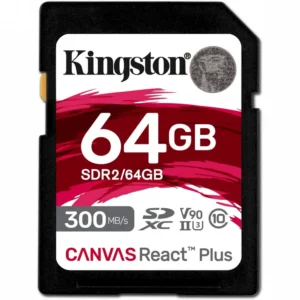 Флеш (Flash) карты Kingston Canvas React Plus SDR2/64GB 64 ГБ