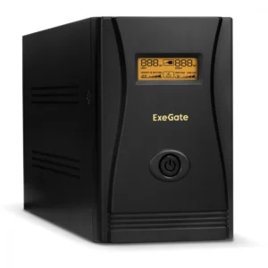 Источник бесперебойного питания ExeGate SpecialPro Smart LLB-1000.LCD.AVR.6C13.RJ EP285485RUS Линейно-интерактивные, Напольный (Tower), 1000 ВА, 650 Вт