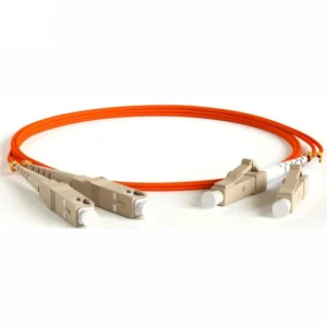 Оптический патч-корд Hyperline FC-D2-62-LC/PR-SC/PR-H-0.5M-LSZH-OR