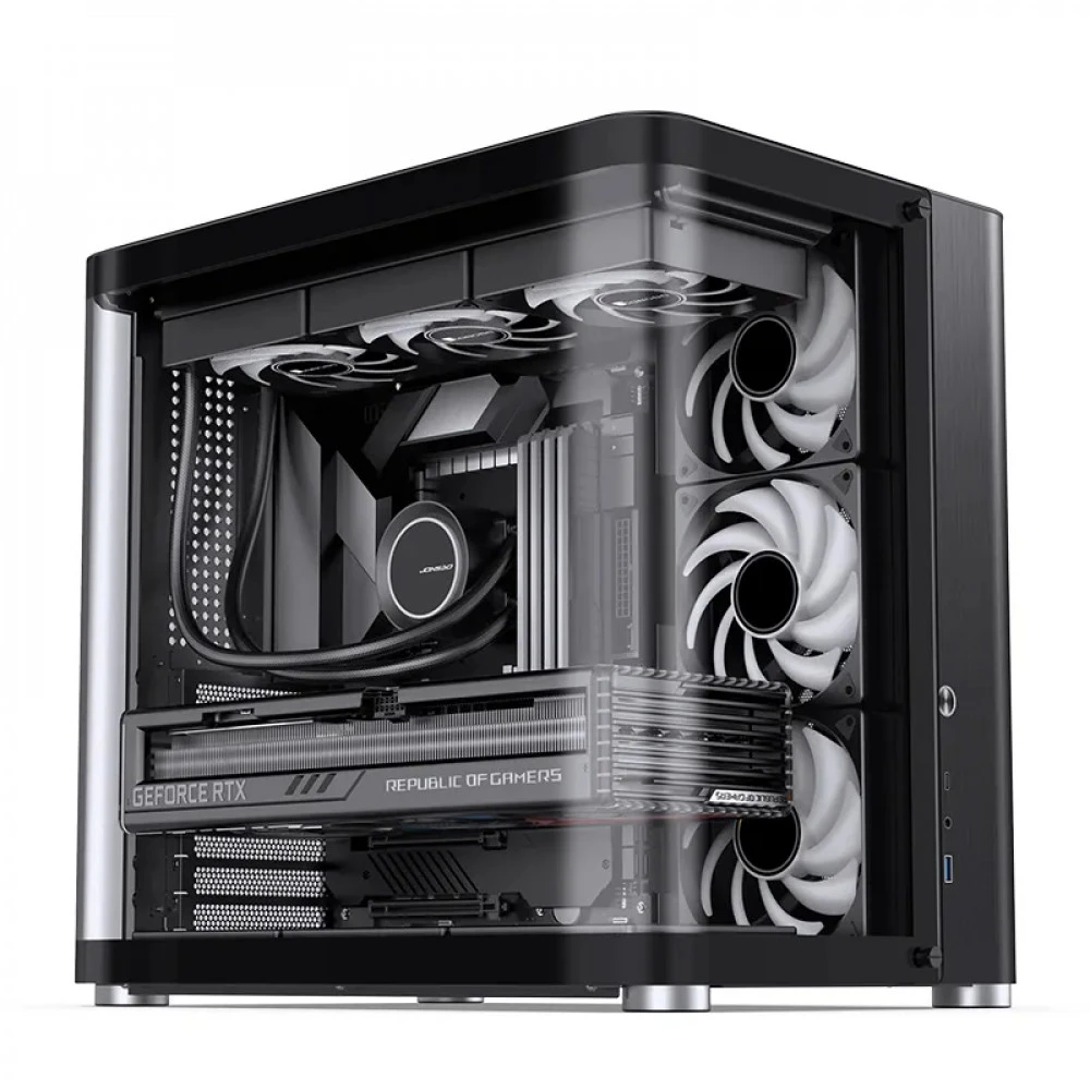 Корпус Jonsbo TK-2 Black Игровые, Mid-Tower