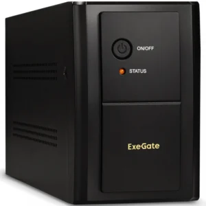 Источник бесперебойного питания ExeGate SpecialPro UNB-1000 EP212518RUS Линейно-интерактивные, Напольный (Tower), 1000 ВА, 600 Вт