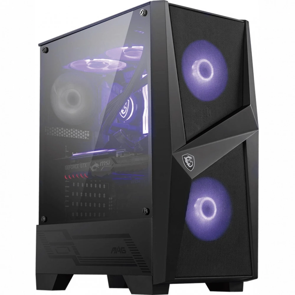 Корпус MSI MAG FORGE 100M black Игровые, Mid-Tower