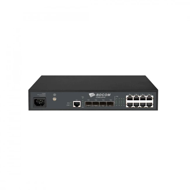 Коммутатор BDCOM S2900-8T4X 1000 Base-T (1000 мбит/с), 4 SFP порта