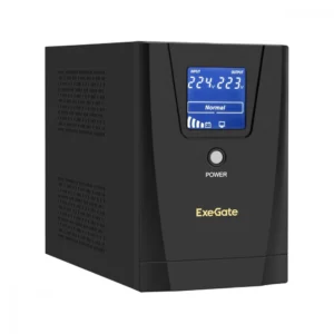 Источник бесперебойного питания ExeGate SpecialPro Smart LLB-1200.LCD.AVR.8C13.USB EP285492RUS Линейно-интерактивные, Напольный (Tower), 1200 ВА, 750 Вт