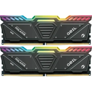 ОЗУ Geil POLARIS RGB Titanium Gray GOSG532GB5600C38ADC DIMM, DDR5, 32 Гб (2 х 16 Гб), 5600 МГц