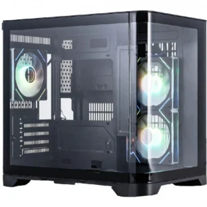 Корпус 1STPLAYER UView UV5 ARGB Black UV5-BK-2FC7R-1FC7 Игровые, Mini-Tower