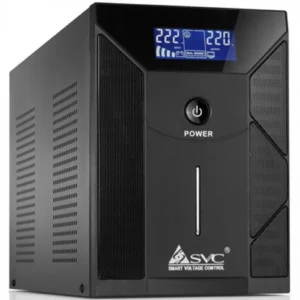 Источник бесперебойного питания SVC V-3000-F-LCD Линейно-интерактивные, Напольный (Tower), 3000 ВА, 1800 Вт