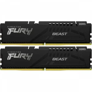 ОЗУ Kingston Fury Beast KF564C32BBEK2-64 DIMM, DDR5, 64 Гб (2 х 32 Гб), 6400 МГц