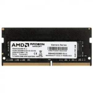 ОЗУ AMD R944G3206S1S-UO SO-DIMM, DDR4, 4 Гб, 3200 МГц