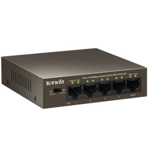 Коммутатор TENDA TEF1105P-4-63W0 100 Base-TX (100 мбит/с)