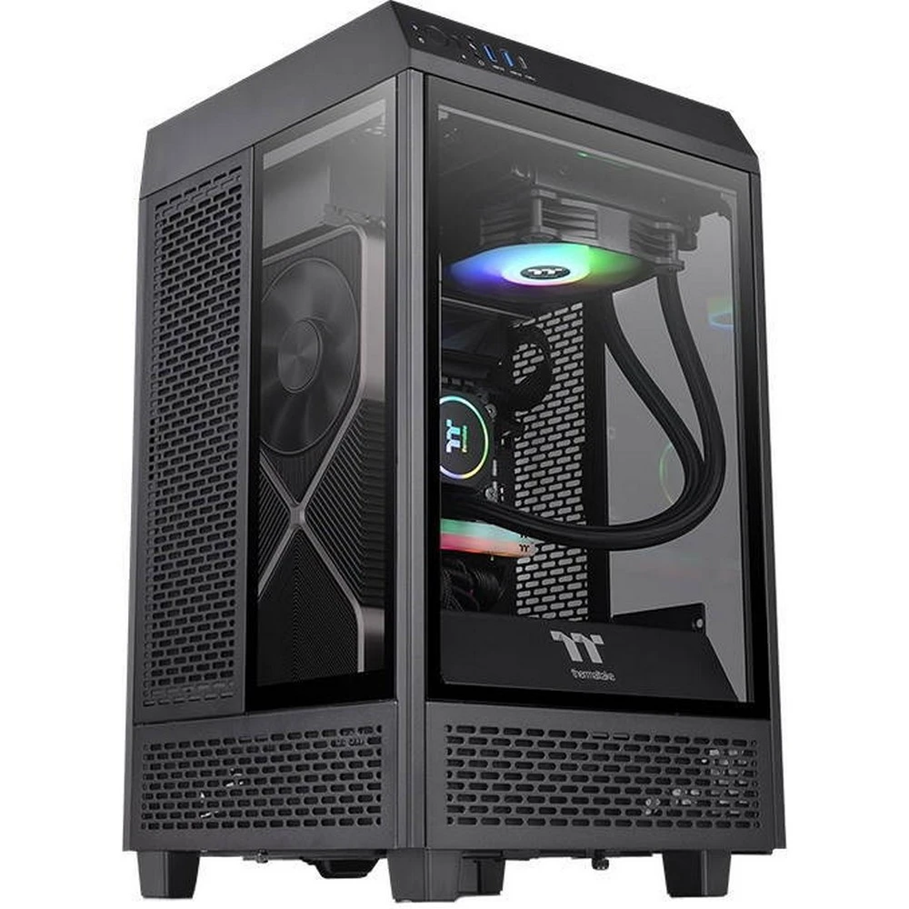 Корпус Thermaltake The Tower 100 CA-1R3-00S1WN-00 Премиальные, Mini-Tower