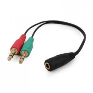 Кабель интерфейсный Cablexpert 2X3.5mm/m - 3.5mm/f CCA-418 MINI JACK 3.5 (output) - MINI JACK 3.5 (input) x2