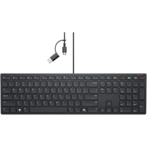 Клавиатура Dell KB525C, Black 580-BBTF Проводная, USB
