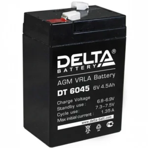 Сменные аккумуляторы АКБ для ИБП Delta Battery DT 6045 6 В