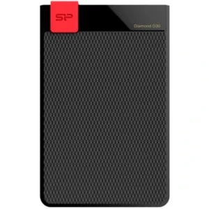 Внешние накопители Silicon Power 1TB Diamond D30, 2.5", USB 3.1, Slim, Черный SP010TBPHDD3SS3K 1 ТБ