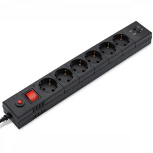 Распределитель питания Buro BU-SP3_USB_2A-B