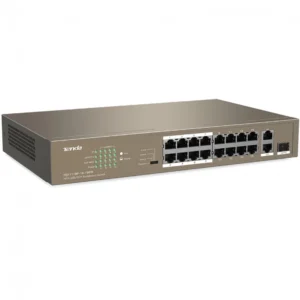 Коммутатор TENDA TEF1118P-16-150W 1000 Base-TX (1000 мбит/с), 1 SFP порт