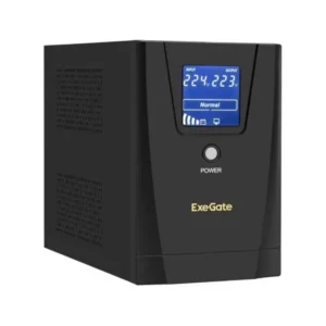 Источник бесперебойного питания ExeGate SpecialPro Smart LLB-1500.LCD.AVR.2SH.3C13.USB EX292800RUS Линейно-интерактивные, Напольный (Tower), 1500 ВА, 950 Вт