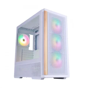 Корпус 1STPLAYER WD7 White WD7-WH-4FA7-W-2FA7R-W Игровые, Mid-Tower