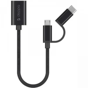 Кабель интерфейсный Deppa 72319 USB Type A - USB Type B micro - USB Type C