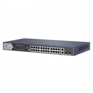 Коммутатор Hikvision DS-3E0528HP-E 1000 Base-TX (1000 мбит/с), 2 SFP порта