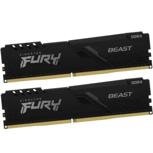 ОЗУ Kingston FURY Beast 64 ГБ KF432C16BBK2/64 DIMM, DDR4, 64 Гб (2 х 32 Гб), 3200 МГц