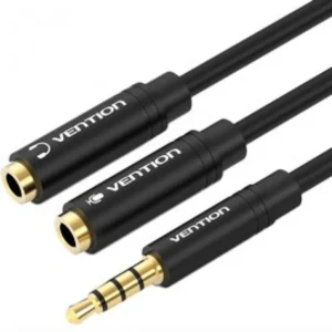 Кабель интерфейсный Vention BBCBY MINI JACK 3.5 (output) - MINI JACK 3.5 (input) x2