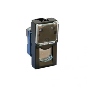 Кабельный канал Legrand Розетка 1xRJ45 Cat.6 Legrand Mosaic Чёрный 079461L