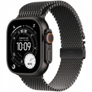Apple Watch Ultra 3 GPS + Cellular 49mm Black Titanium Case with Black Titanium Milanese Loop - Medium MF1Q4QR/A Смарт-часы