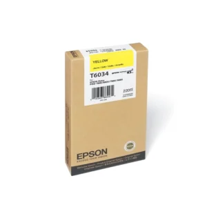 Струйный картридж Epson T6034 Желтый C13T603400