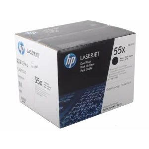 Лазерный картридж HP 55X увеличенной емкости, Черные CE255XD