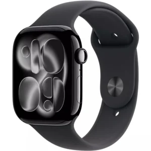 Apple Watch Series 11 GPS 46mm Jet Black Aluminium Case with Black Sport Band MEUX4RK/A Смарт-часы