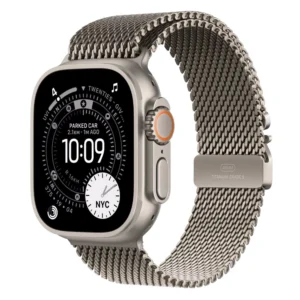 Apple Watch Ultra 3 GPS + Cellular 49mm Natural Titanium Case with Natural Titanium Milanese Loop - Small MEWW4QR/A Смарт-часы