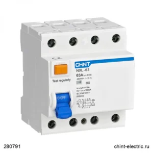 CHINT NXL-63 6kA 3P+N 40A 30mA AC 280791