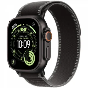 Apple Watch Ultra 3 GPS + Cellular 49mm Black Titanium Case with Black/Charcoal Trail Loop - S/M MF1D4QR/A Смарт-часы