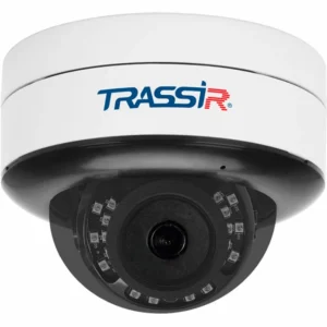 IP видеокамера Trassir TR-D3121IR2 V6 2.8 Купольная, Уличная, Проводная, 2.8 мм, 1/2.7", 2 Мп ~ 1920×1080 Full HD