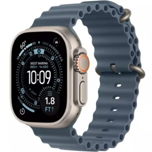 Apple Watch Ultra 3 GPS + Cellular 49mm Natural Titanium Case with Anchor Blue Ocean Band MEWH4QR/A Смарт-часы