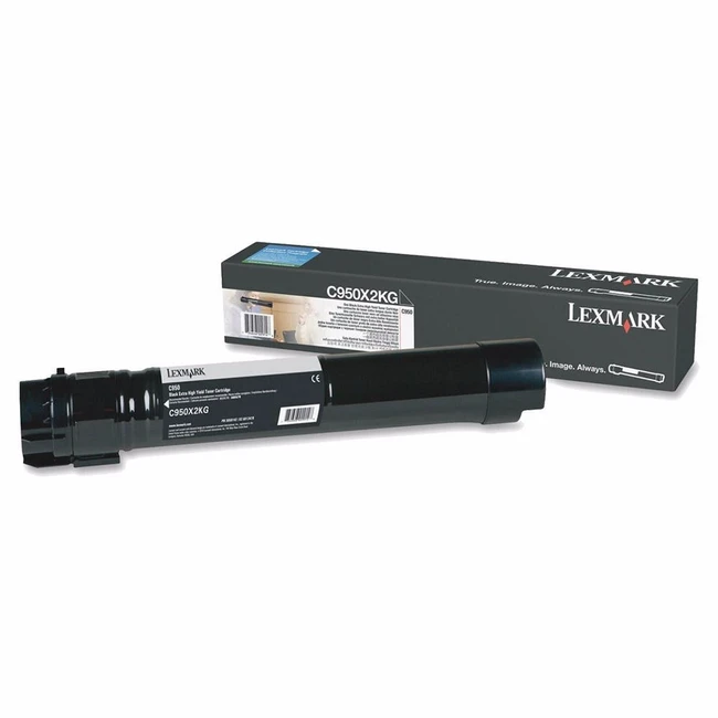 Лазерный картридж Lexmark сверхвысокой емкости с черным тонером для C950de, C950 C950X2KG