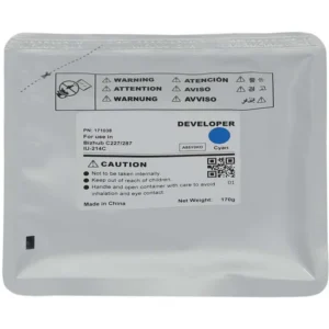 Опция для печатной техники CET Девелопер IU-214C для Bizhub C227/C287 Cyan CET171038 Девелопер