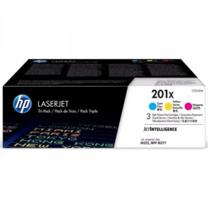 Лазерный картридж HP 201X увеличенной емкости упаковка 3 шт. голубой/пурпурный/желтый CF253XM