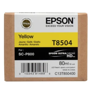 Струйный картридж Epson T8504 UltraChrome HD (yellow) C13T850400
