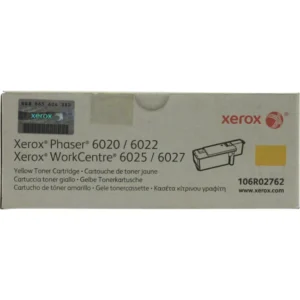 Тонер Xerox WorkCentre 6025/6027, Phaser 6020/6022 (жёлтый) 106R02762