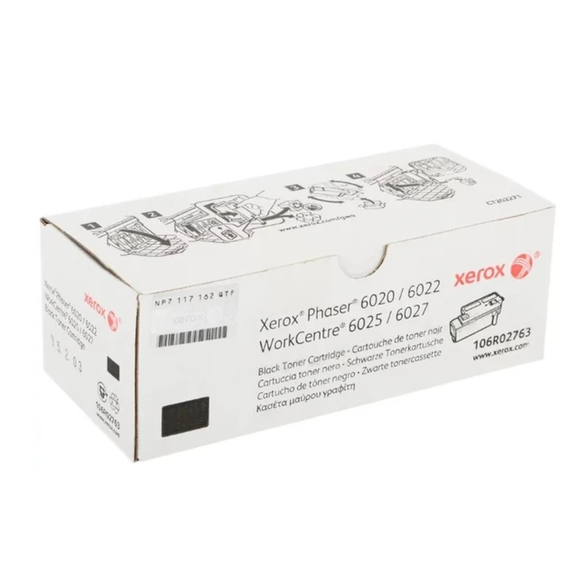 Тонер Xerox WorkCentre 6025/6027, Phaser 6020/6022 106R02763