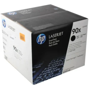 Лазерный картридж HP 90X черные увеличенной емкости двойная упаковка CE390XD