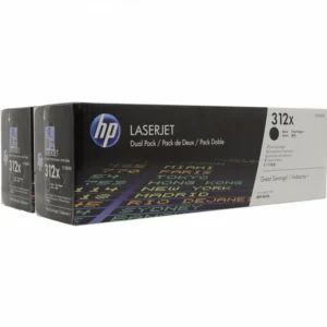 Лазерный картридж HP 312X увеличенной емкости упаковка 2 шт. черный CF380XD