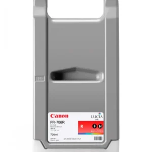 Струйный картридж Canon PFI-706R Красный 700 мл 6687B001