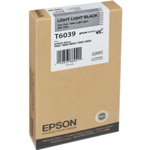 Струйный картридж Epson T6039 Светло-серый C13T603900