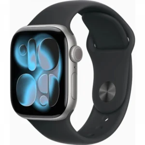 Apple Watch Series 11 42mm Space Grey Aluminium Case With Black Sport Band M/L MEQX4RK/A Смарт-часы